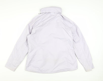 Mountain Warehouse Women’s Lilac Waterproof Hooded Jacket Size 16