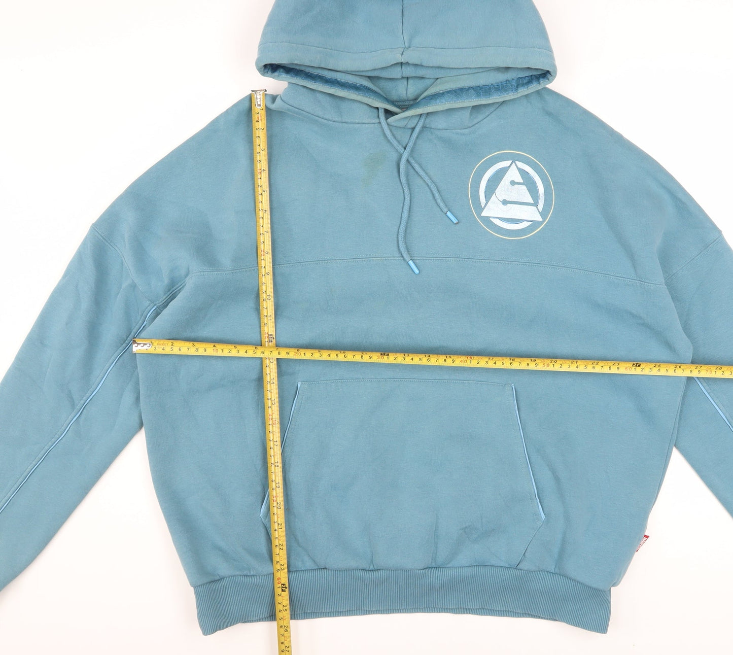 Disney Men's Blue XL Pullover Hoodie Graphic Logo Cotton Blend