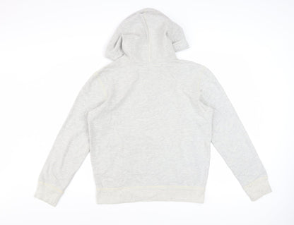 American Eagle Outfitters Mens Grey XS Pullover Hoodie Athletic Fit Logo
