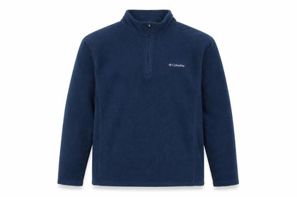Columbia Mens Blue Fleece 1/4 Zip Pullover Sweatshirt XL