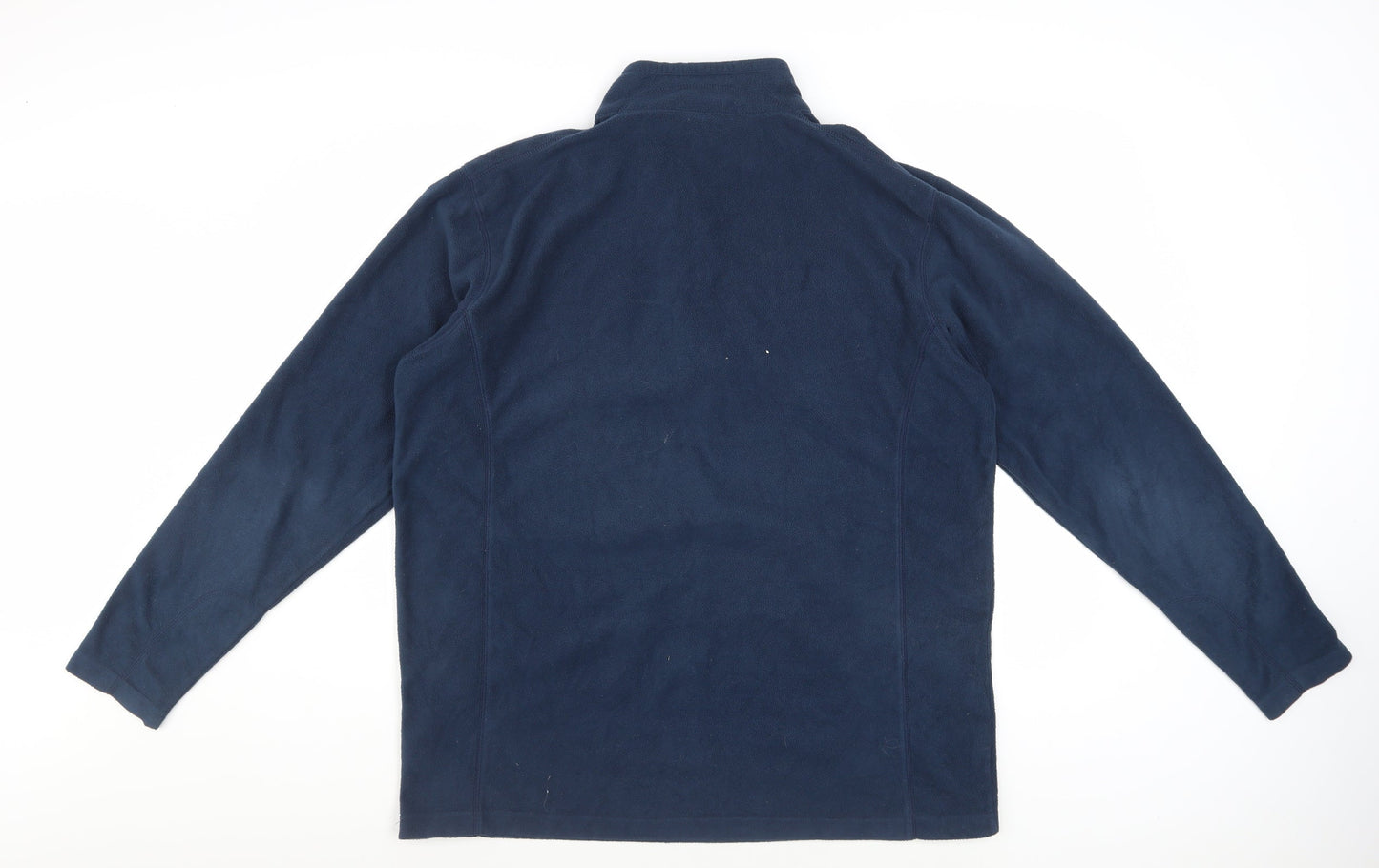 Columbia Mens Blue Fleece 1/4 Zip Pullover Sweatshirt XL