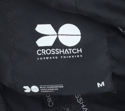 Crosshatch Men's Grey Hooded Full Zip Jacket Size M