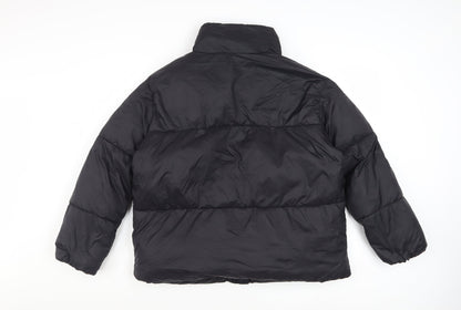 CUH Women's Black XS Puffer Jacket Full Zip Winter Coat