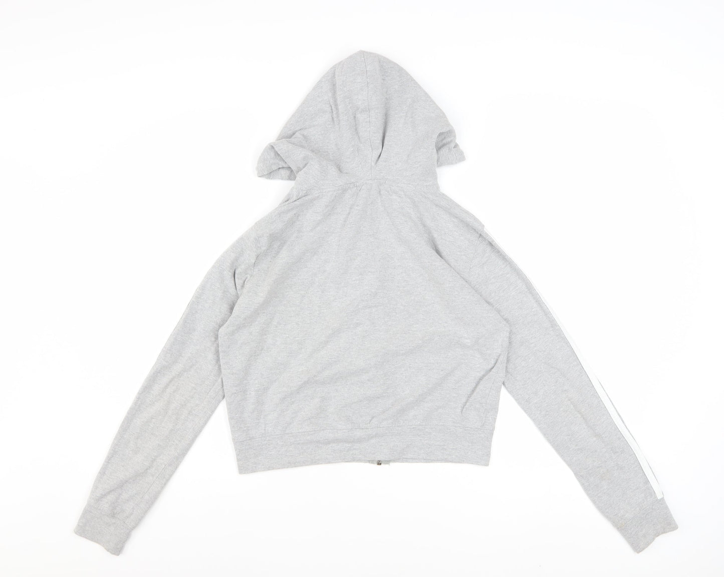 Missguided Petite Women's Grey Full Zip Hoodie UK 10
