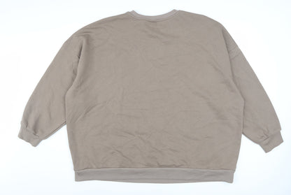 Disney Winnie the Pooh Women's Brown XL Pullover Sweatshirt