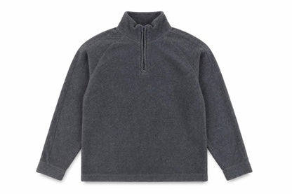 Next Men’s Grey 1/4 Zip Fleece Sweatshirt XL High Neck