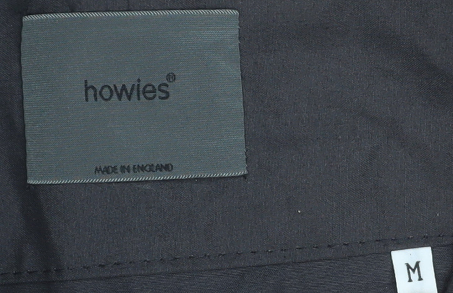 Howies Men’s Black Waterproof Ventile Cotton Jacket M