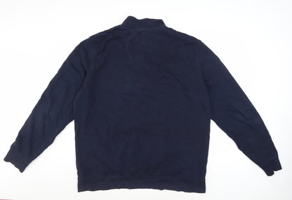 U.S. Polo Assn. Men’s Blue 2XL Quarter Zip Sweatshirt