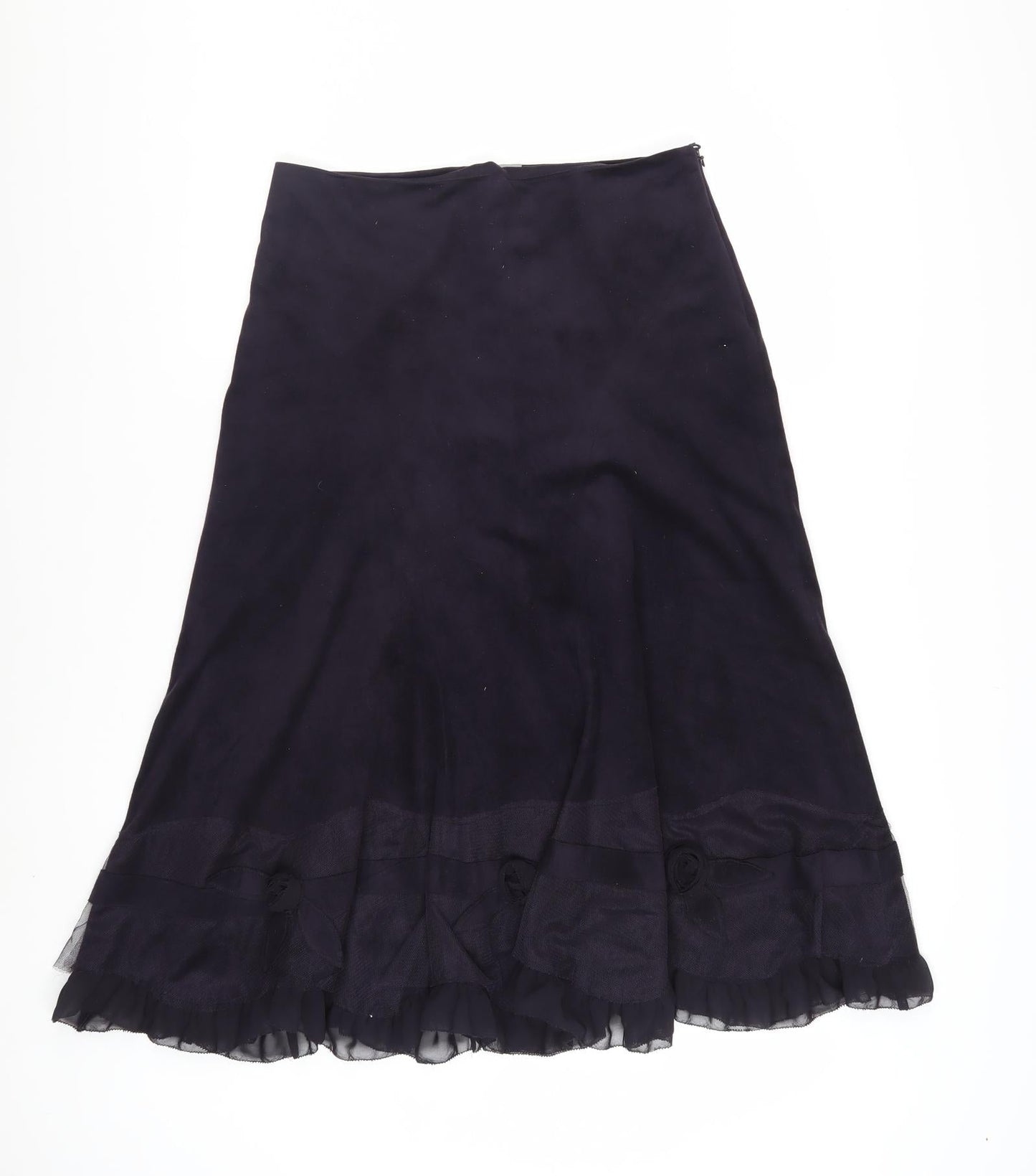 Marks and Spencer Per Una Women’s Black Long A-Line Skirt Size 10L