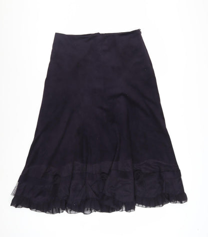 Marks and Spencer Per Una Women’s Black Long A-Line Skirt Size 10L