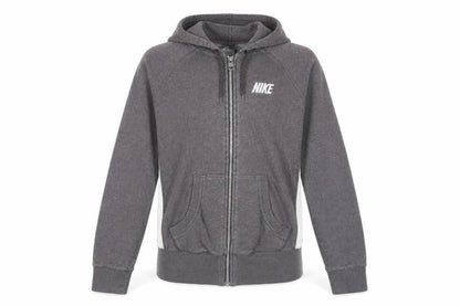 Nike Womens Grey Full Zip Hoodie Small Classic Fit