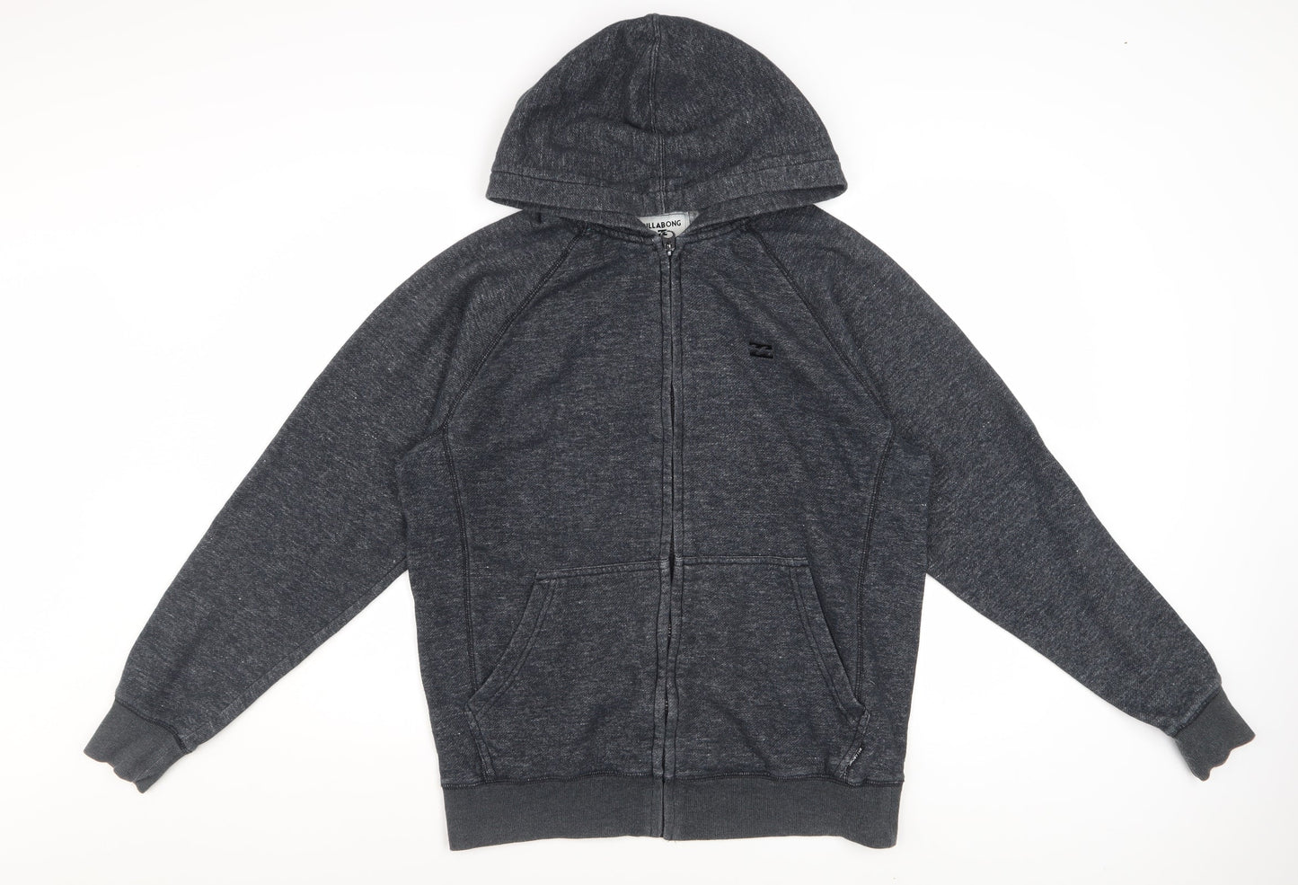 Billabong Men’s Grey Full Zip Hoodie M Regular Fit