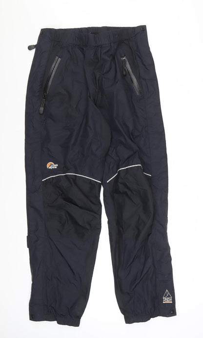 Lowe Alpine Women's Black Waterproof Rain Trousers Size 14