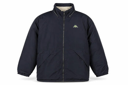 Kappa Men's Blue L Windbreaker Jacket Full Zip Lightweight Polyester