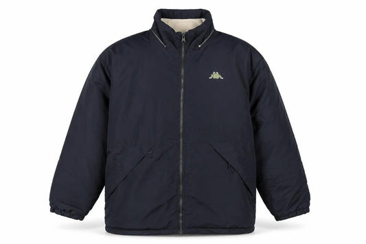 Kappa Men's Blue L Windbreaker Jacket Full Zip Lightweight Polyester