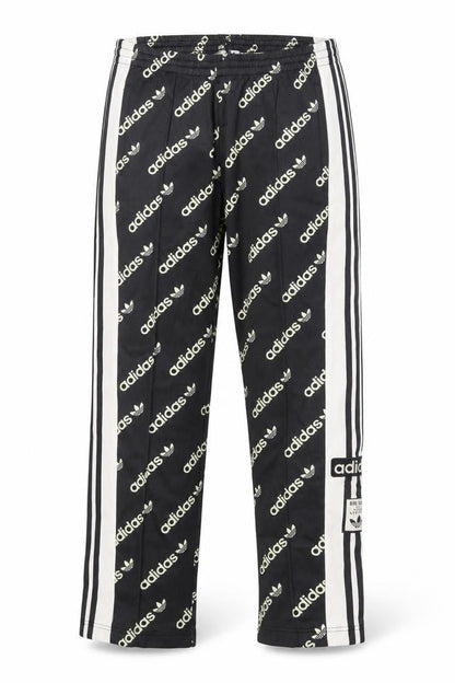 Adidas Women’s Black Logo Snap Track Pants Size 14