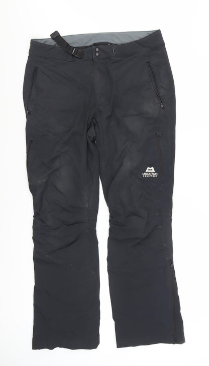 Mountain Equipment Men's Black 34 Cargo Softshell Hiking Trousers