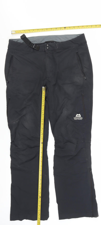 Mountain Equipment Men's Black 34 Cargo Softshell Hiking Trousers