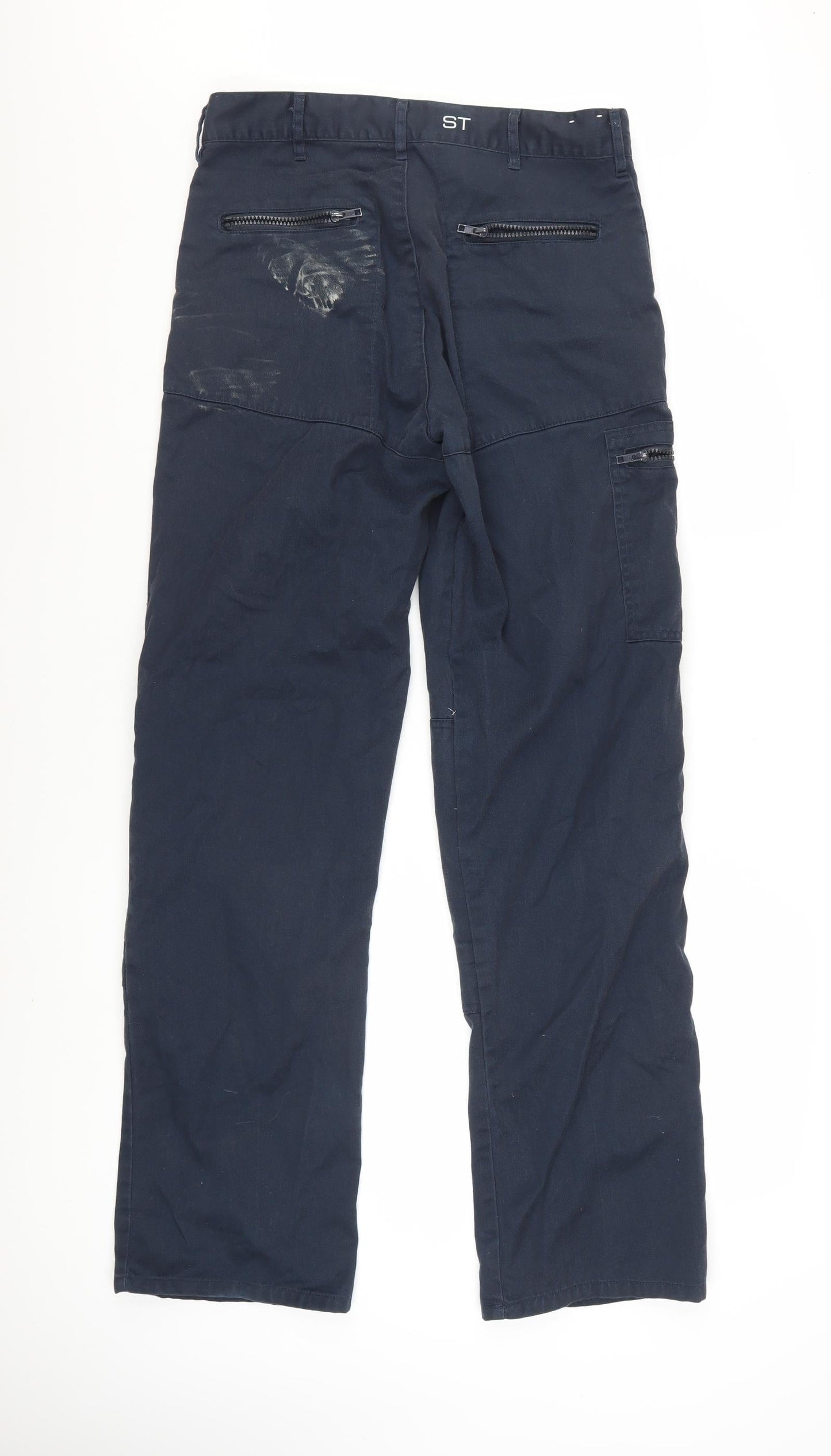 Dickies Men’s Blue Cargo Work Trousers 32T Regular Fit