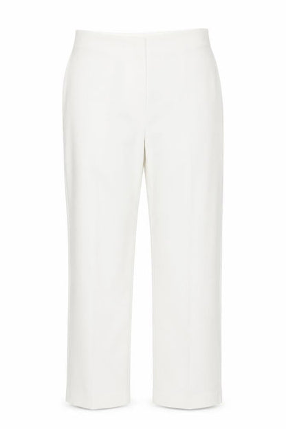 Peruzzi Womens White Straight Leg Trousers Size 14