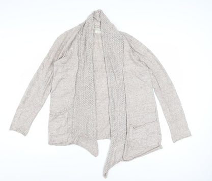 Fat Face Womens Beige Cotton Knit Cardigan UK 12