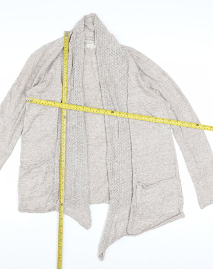 Fat Face Womens Beige Cotton Knit Cardigan UK 12