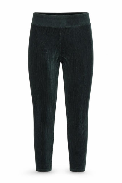 Marks & Spencer Women Black Velvet Cord Leggings Size 10 Short