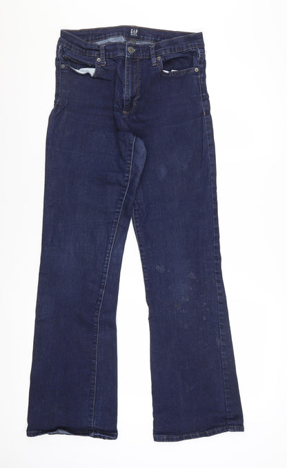GAP Women’s Blue Bootcut Jeans Size 12 Regular Denim Stretch