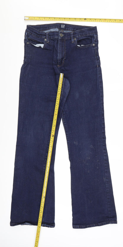 GAP Women’s Blue Bootcut Jeans Size 12 Regular Denim Stretch