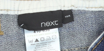 Next Women's Blue Flared Denim Jeans Size 14 Regular