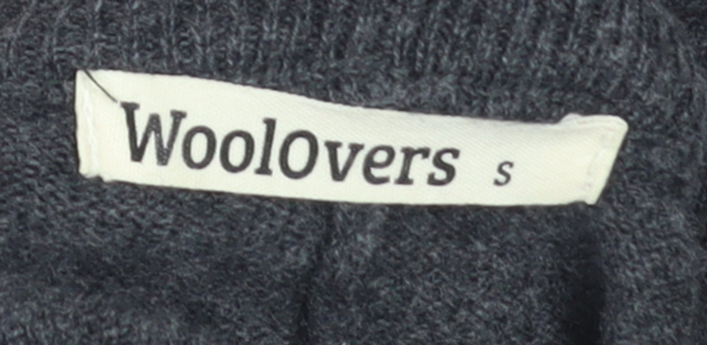 WoolOvers Women Grey Wool Cashmere Jogger Trousers Small