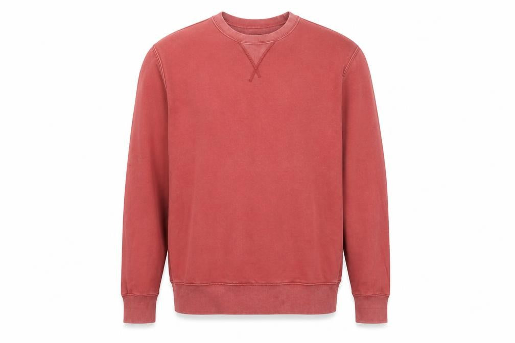 GAP Men's Red Cotton Crew Neck Pullover Sweatshirt Size L