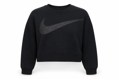 Nike Womens Black Dri-Fit Crew Neck Pullover Sweatshirt M
