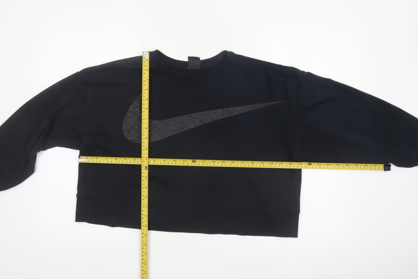 Nike Womens Black Dri-Fit Crew Neck Pullover Sweatshirt M