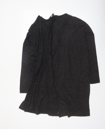 Bonmarché Women's Black Size 22 Long Sleeve Open Cardigan