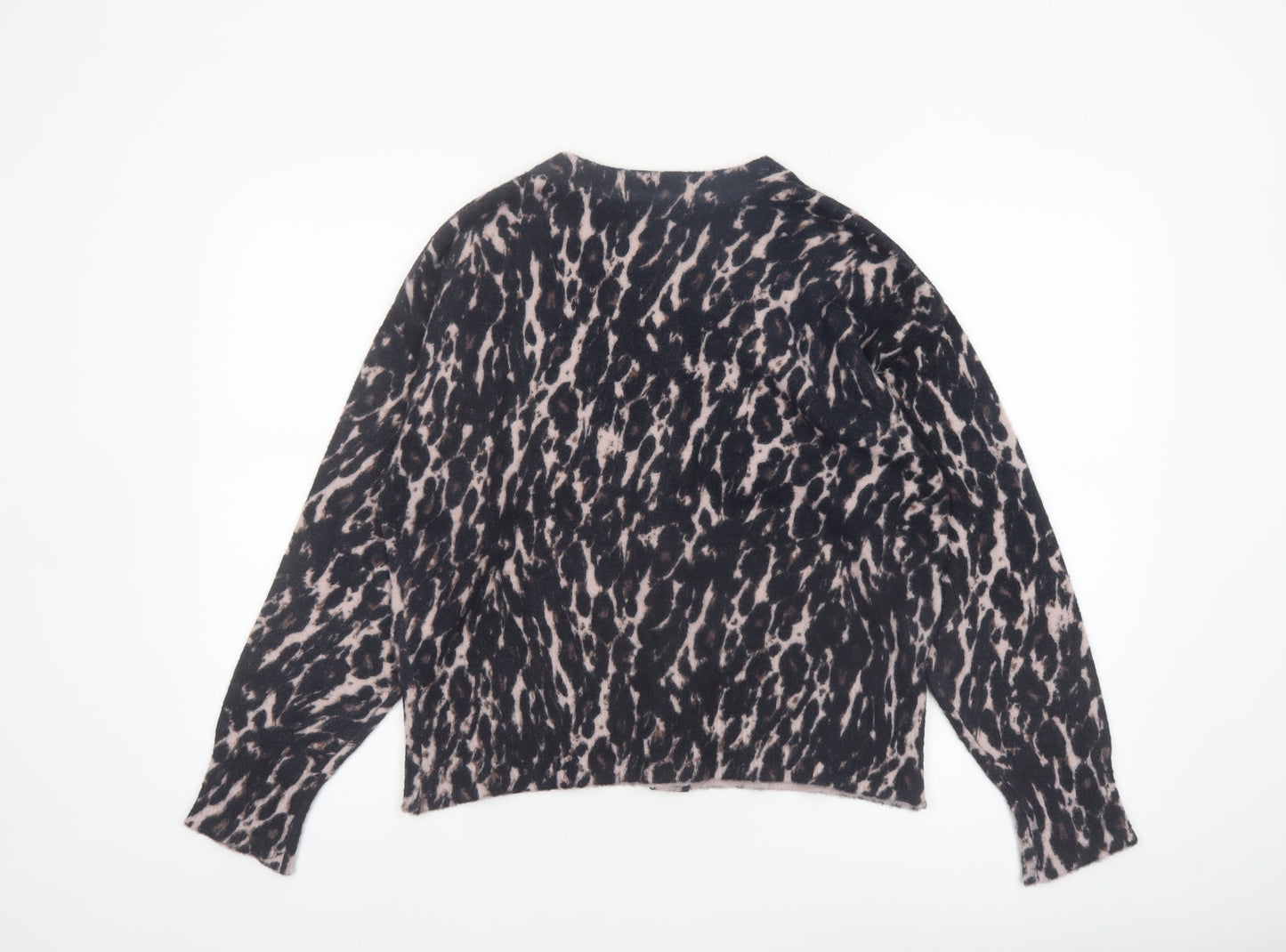 Nutmeg Women's Multicoloured Animal Print Cardigan Size 14