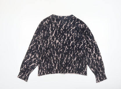 Nutmeg Women's Multicoloured Animal Print Cardigan Size 14