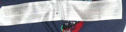 Monopoly Men's Blue Christmas Graphic Pullover Jumper Size L