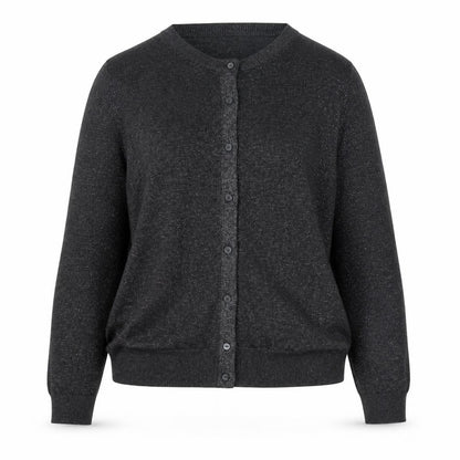 Marks and Spencer Womens Black Glitter Cardigan Size 18 Knit