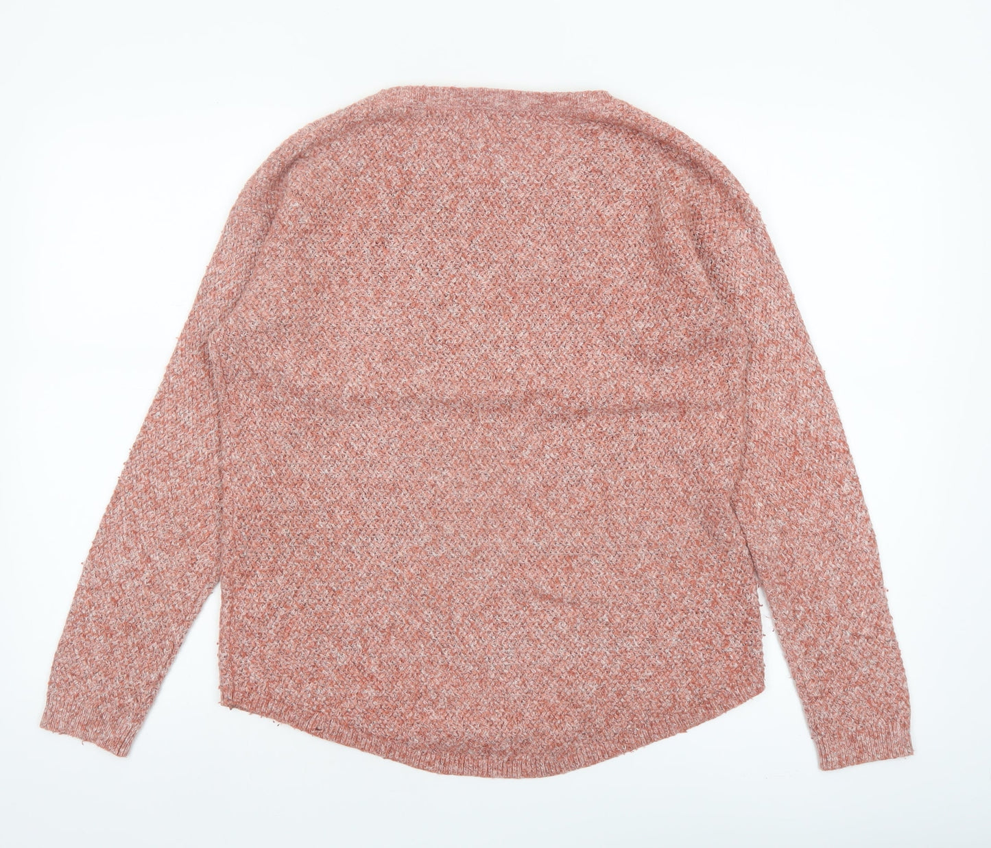 Fat Face Women’s Pink Knit Crew Neck Pullover Jumper Size 8