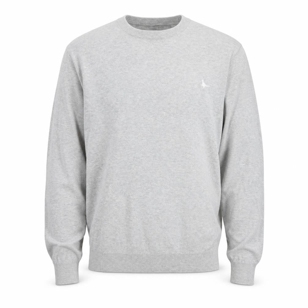 Jack Wills Men's Grey Cotton Crew Neck Pullover Jumper Size L