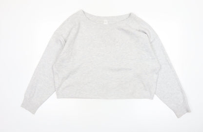 Gilly Hicks Women’s Grey Knit Crew Neck Pullover Jumper Medium