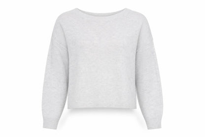 Gilly Hicks Women’s Grey Knit Crew Neck Pullover Jumper Medium