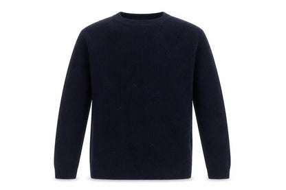 Marks and Spencer Men's Blue Wool Blend Crew Neck Jumper Size M