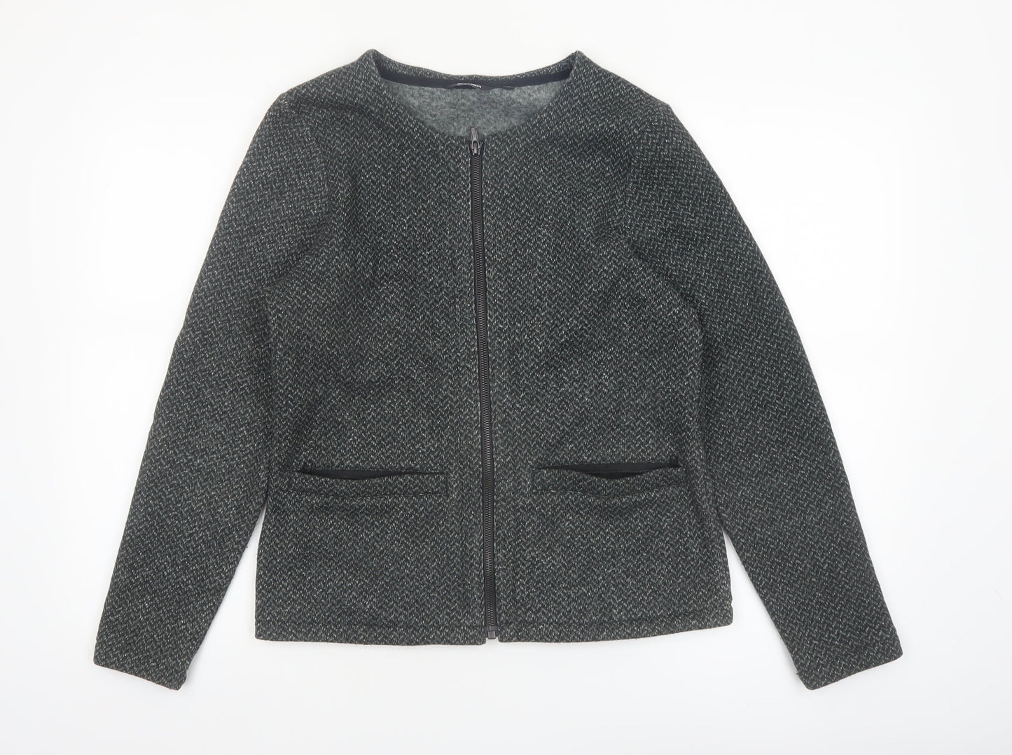 Rohan Womens Grey Finnic Jacket Size S Full Zip Lightweight Outdoor