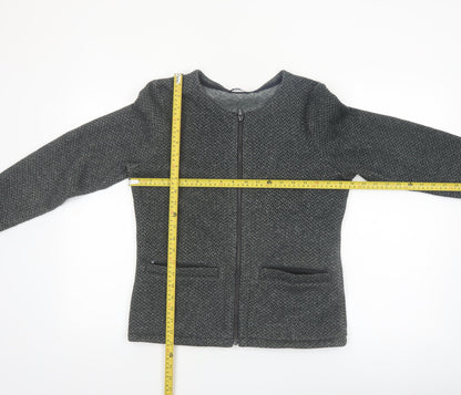 Rohan Womens Grey Finnic Jacket Size S Full Zip Lightweight Outdoor