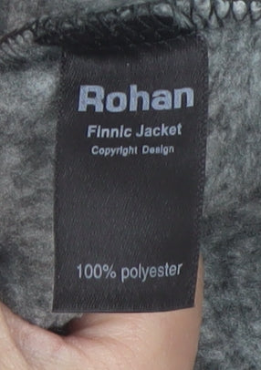 Rohan Womens Grey Finnic Jacket Size S Full Zip Lightweight Outdoor