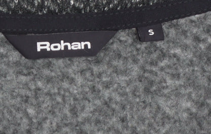 Rohan Womens Grey Finnic Jacket Size S Full Zip Lightweight Outdoor