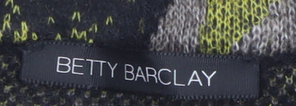 Betty Barclay Women's Multicoloured Leopard Knit Jumper Size 18