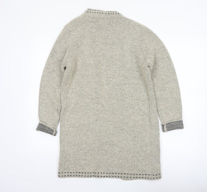 Paramour Women's Grey Cardigan Knit Long Sleeve Open Front S